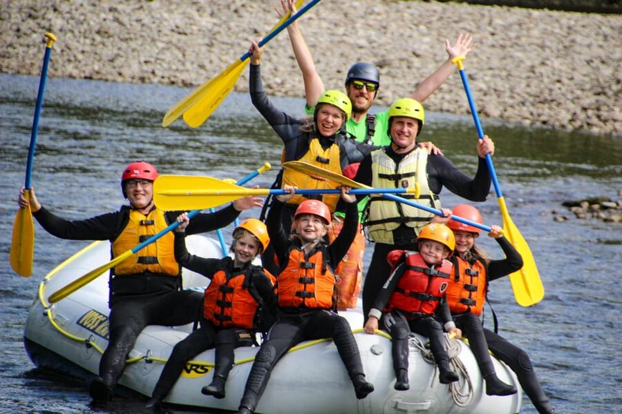 Voss: Family Rafting on the Vosso River - Starting at Voss Active