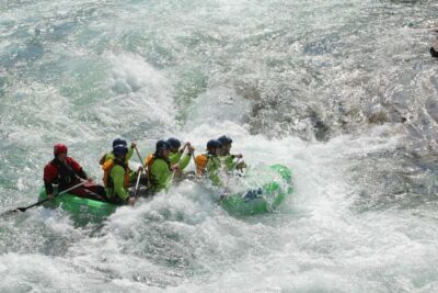 Thrilling Whitewater Rafting Guided Trip