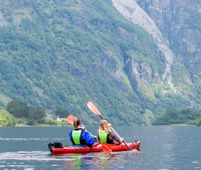 Vossevangen: Nærøyfjord Full-Day Guided Kayaking Trip - Five hours among Nærøyfjord’s steep walls
